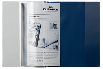 [D257906] Durable Bestekmap Duraplus A4 (Blauw)