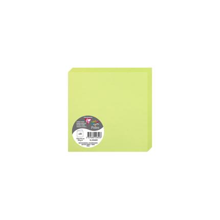 [2840] DUBBELE KAARTEN 25 STUKS (135X135MM, LICHTGROEN)