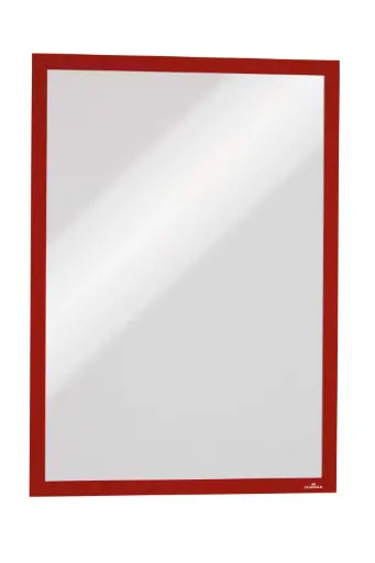 [4882-03] DURAFRAME ZELFKLEVEND (A4, ROOD, 10 STUKS)