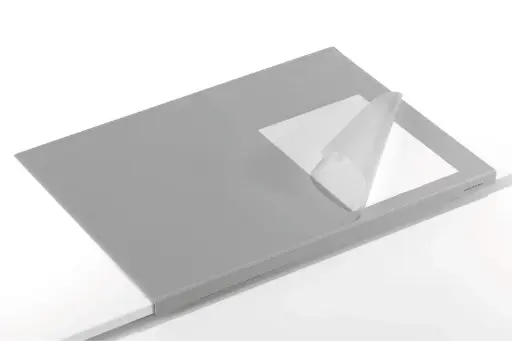 [D729310] Durable, schrijfonderlegger 650x500 mm met randbescherming met transparante cover