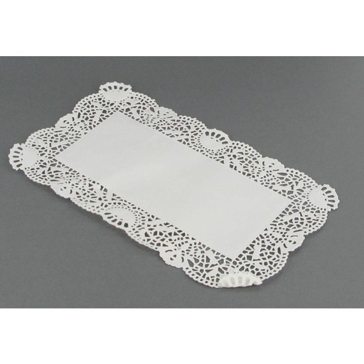 [CLR2414] DENTELLEN 250ST WIT (24X14CM, RECHTHOEKIG)