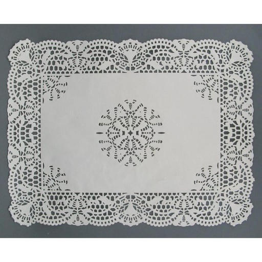 [V*CLR3545] DENTELLEN 250ST WIT (35X45CM, RECHTHOEKIG)