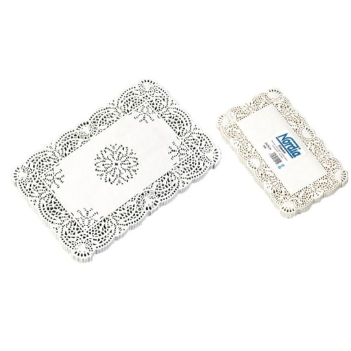 [V*CLR4050] DENTELLEN 250ST WIT (40X50CM, RECHTHOEKIG)