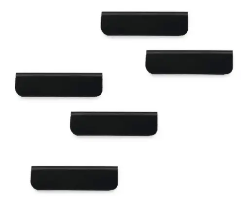 [470501D] Durable, Zelfklevende Magneetklem Durafix Clip 60 Mm, Zakje Van 5, Zwart