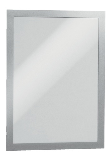 [487223] Duraframe Zelfklevend (A4, Zilvergrijs, 2 Stuks)