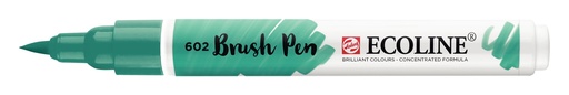 [11506020] ECOLINE BRUSHPEN (DONDERGROEN)