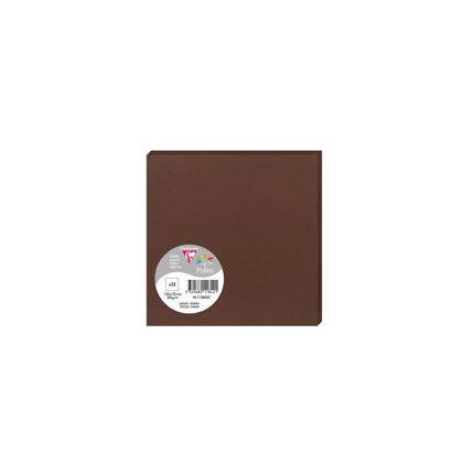 [E*11842] Pollen pak 25 kaarten 210g 135x135mm - Cacao