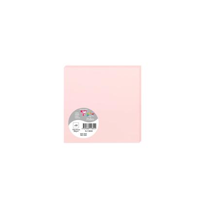 [E*11855C] Pollen Pak 25 Kaarten 210G 135X135Mm - Roze