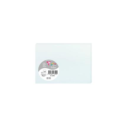 [E*1339] Pollen pak 25 kaarten 210g 110x156mm - Blauw