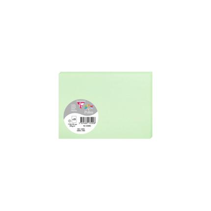 [E*1350] Pollen pak 25 kaarten 210g 110x156mm - Groen