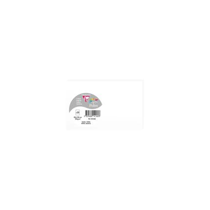 [E*1416] Pollen pak 25 kaarten 210g 82x128mm - Wit