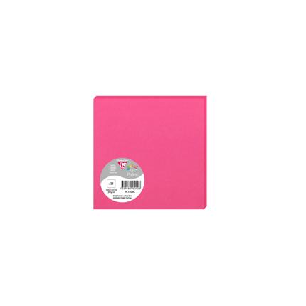[E*1824] Pollen pak 25 kaarten 210g 135x135mm - Fuchsiaroze