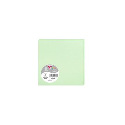 [E*1840C] Pollen Pak 25 Kaarten 210G 135X135Mm - Groen