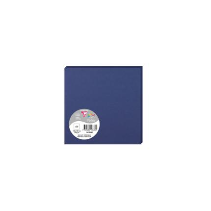 [E*1868] Pollen Pak 25 Kaarten 210G 135X135Mm - Nachtblauw