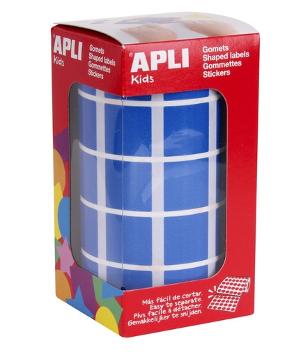 [04876] etiket apli 1770 stuks (20x20mm, blauw)