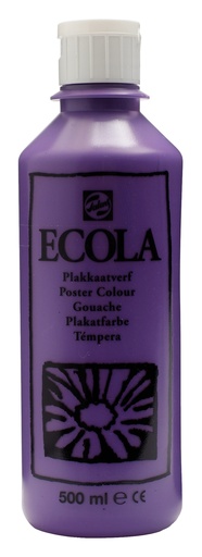[09725360] Ecola Plakkaatverf Fles 500 Ml Violet 536