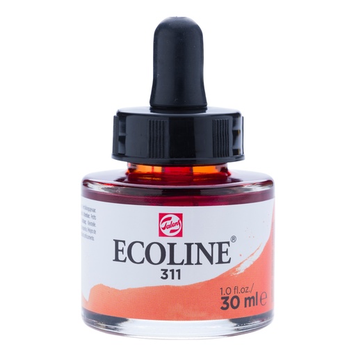 [25-311] Ecoline Vloeibare Waterverf Fles 30 ml Vermiljoen 311