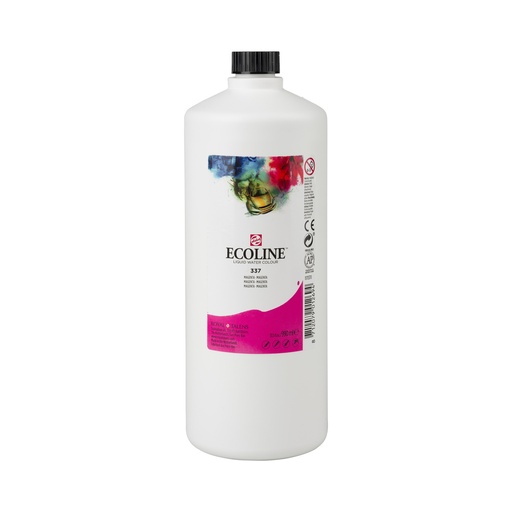 [1171337] Ecoline Vloeibare Waterverf Fles 990 Ml Magenta 337