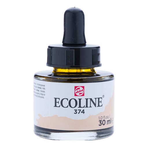 [25-374] Ecoline Vloeibare Waterverf Fles 30 ml Roze Beige 374