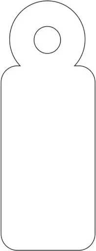 [580385] D.1000 Etiket.Colli 11X29Mm