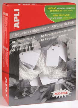 [580386] Etiketten Draad Apli (13X34Mm, 1000)
