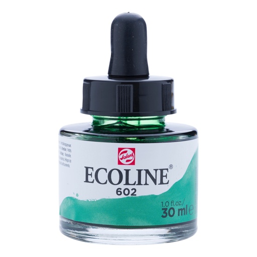 [11256021] Ecoline Vloeibare Waterverf Fles 30 Ml Donkergroen 602