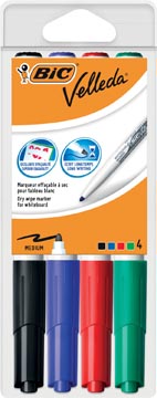 [1741] Whiteboardmarker BIC 1741 1,4mm Rond ASSORTI 4 STUKS