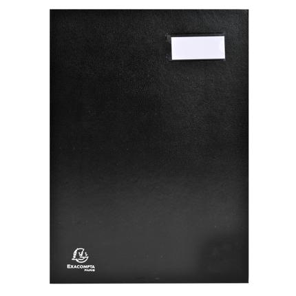 [E*24241E] EXACONTA HANDTEKENBOEK ZWART (24)
