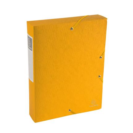 [E50919] Exabox Glanskarton 3 Elastieken (Geel)