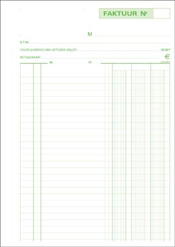 [E23284] Facturenboek (A4, Dupli 50, Ncr)