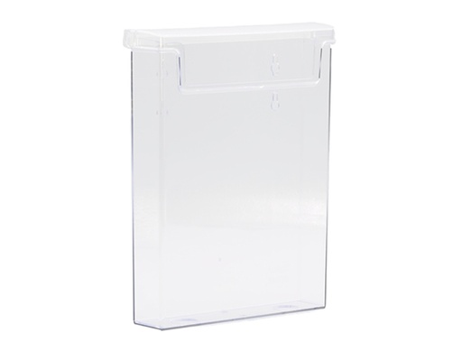 [20301990] Wandfolderhouder Met Deksel A5 Transparant