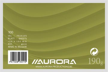 [41210] Fiches (100X150Mm, Wit, Blanco)