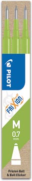 [BLS-FR7-LG-3S] FRIXION VULLING 3X (0.7mm) LIMOEN GROEN