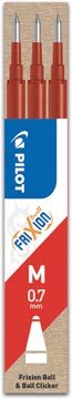 [BLS-FR7-R-3S] Frixion Vulling 3X (0.7Mm) Rood