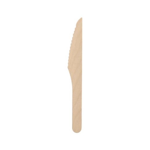 [V300005] Houten bestek 100 stuks (messen)