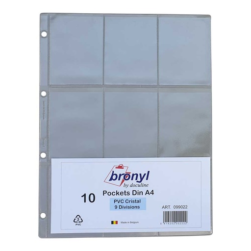 [099022] HOES 10ST A4 PVC (9, RECHT)