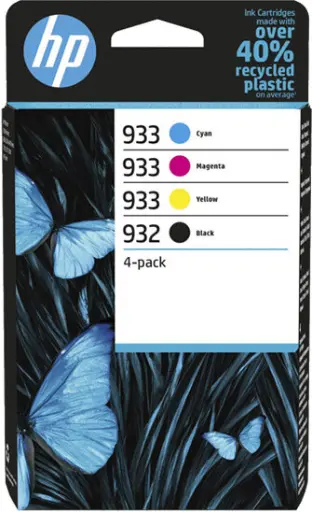 [6ZC71AE] HP 932/3 XL zwarte 933 cyaan/magenta/geleOriginal Ink Cartridge 4-Pack