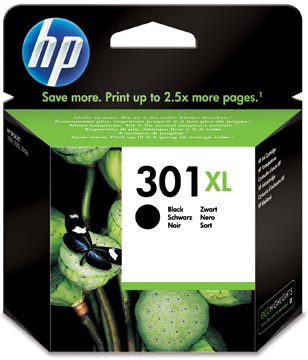 [HPCH563EE] HP301XL (ZWART)