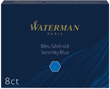 [WM10951] Inktpatronen Waterman Etui 8 Stuks (Blauw)