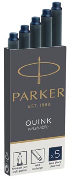 [S0116250] INKTPATRONEN PARKER (BLAUW-ZWART)
