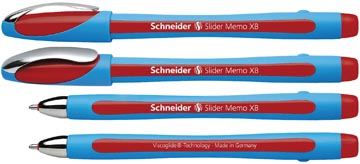 [150202] Schneider Balpen Slider Memo Xb, Rood, 1.4Mm