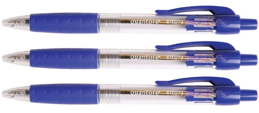 [610273] Balpen Quantore Grip - blauw