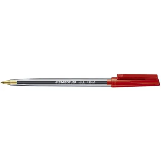 [430MR] balpen staedler stick m rood