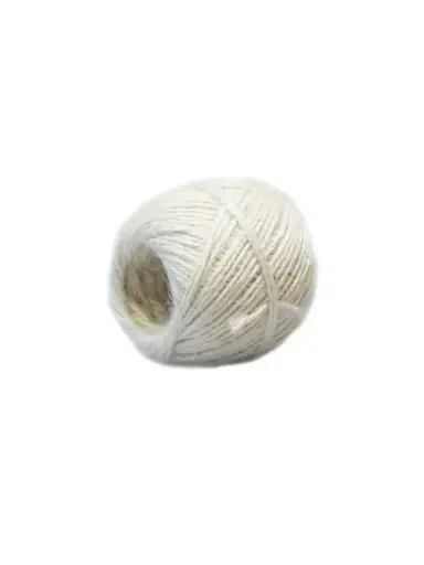 [2/1500GEBL] jutetouw 100gr. (gebleekt)