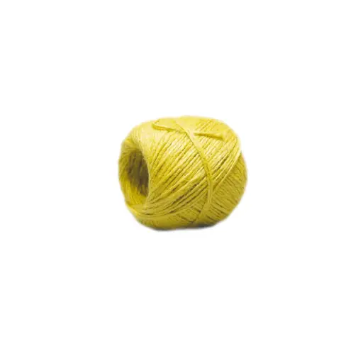 [2/1500GEEL] jutetouw 100gr. (geel)