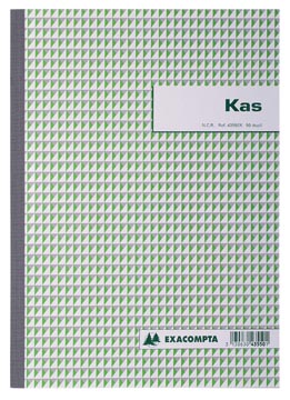 [E43550E] Kasboek A4 2-Voud (Eentalig)