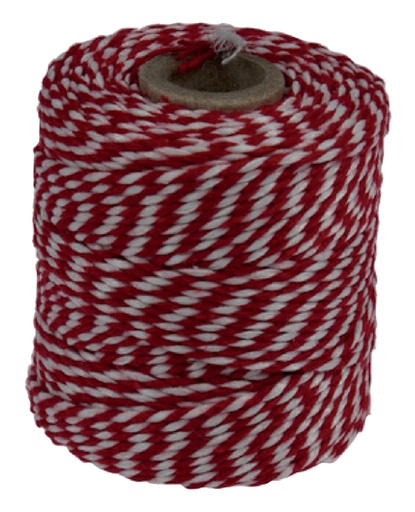 [72009R] Katoenkoord Bol (50Gr, Rood-Wit)