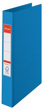 [1446000] KLASSEEUR 4RINGEN + ETIKETHOUDEE PVC (BLAUW)