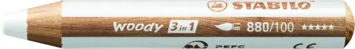 [880/100] kleurpotlood woody (wit)