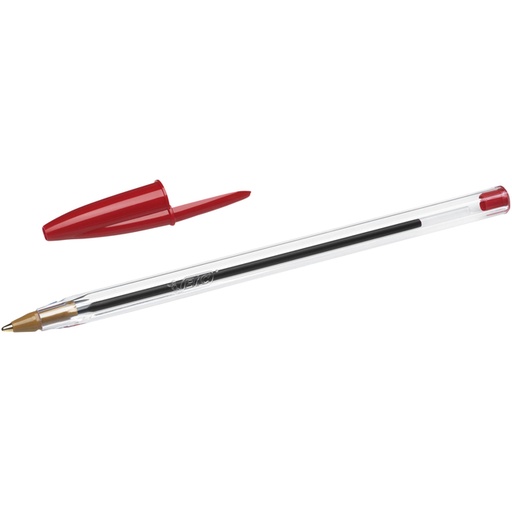 [5130CR] Balpen Bic Cristal Medium Rood